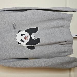 Cute Panda Graphic Sweatshirt by Gildan